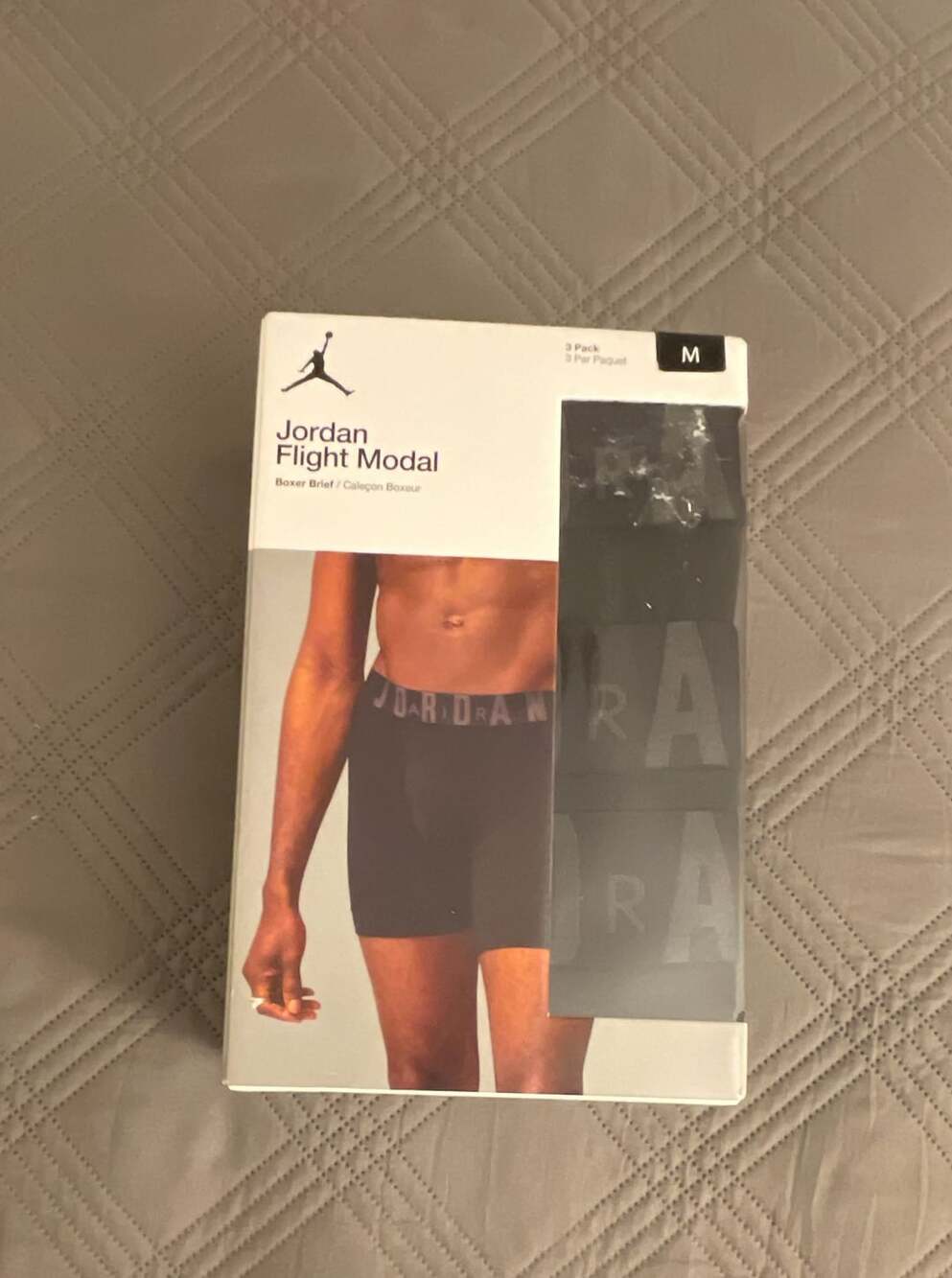 Jordan Flight Modal Boxer Brief 3 Pack Size M Black